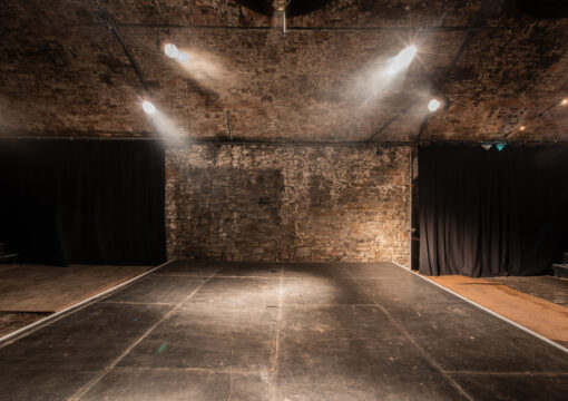 the theatre stage in tunnel 5.